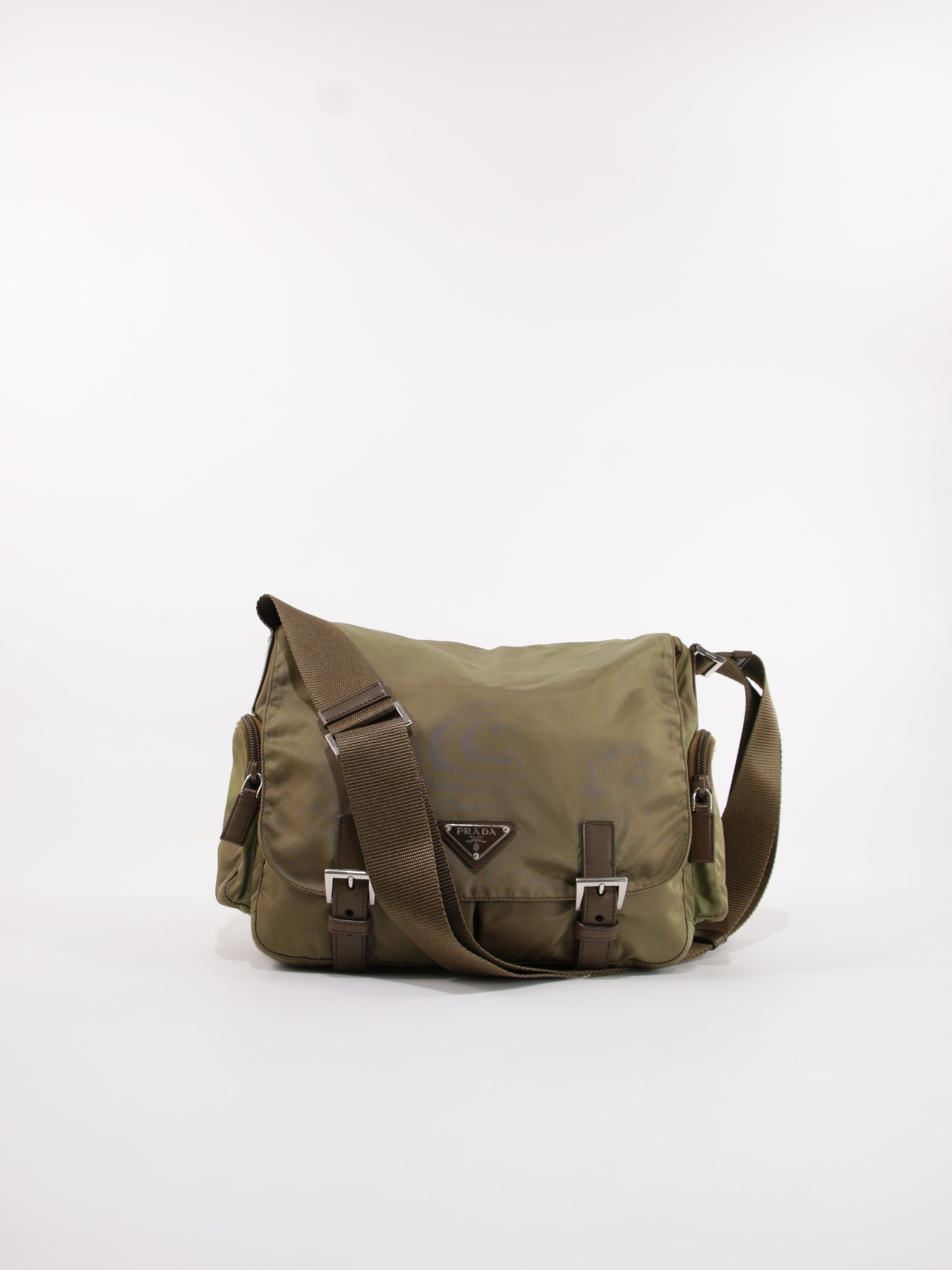 PRADA - DOUBLE BUCKLE MESSENGER