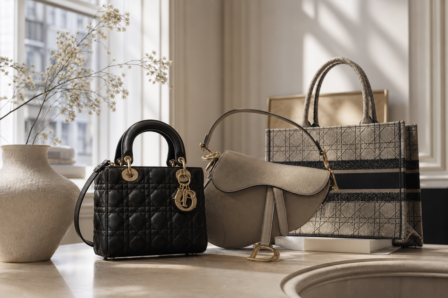 Sådan tjekker du om en Dior-taske er ægte: Den komplette 2026-autentifikationsguide (Lady Dior, Book Tote & Saddle)