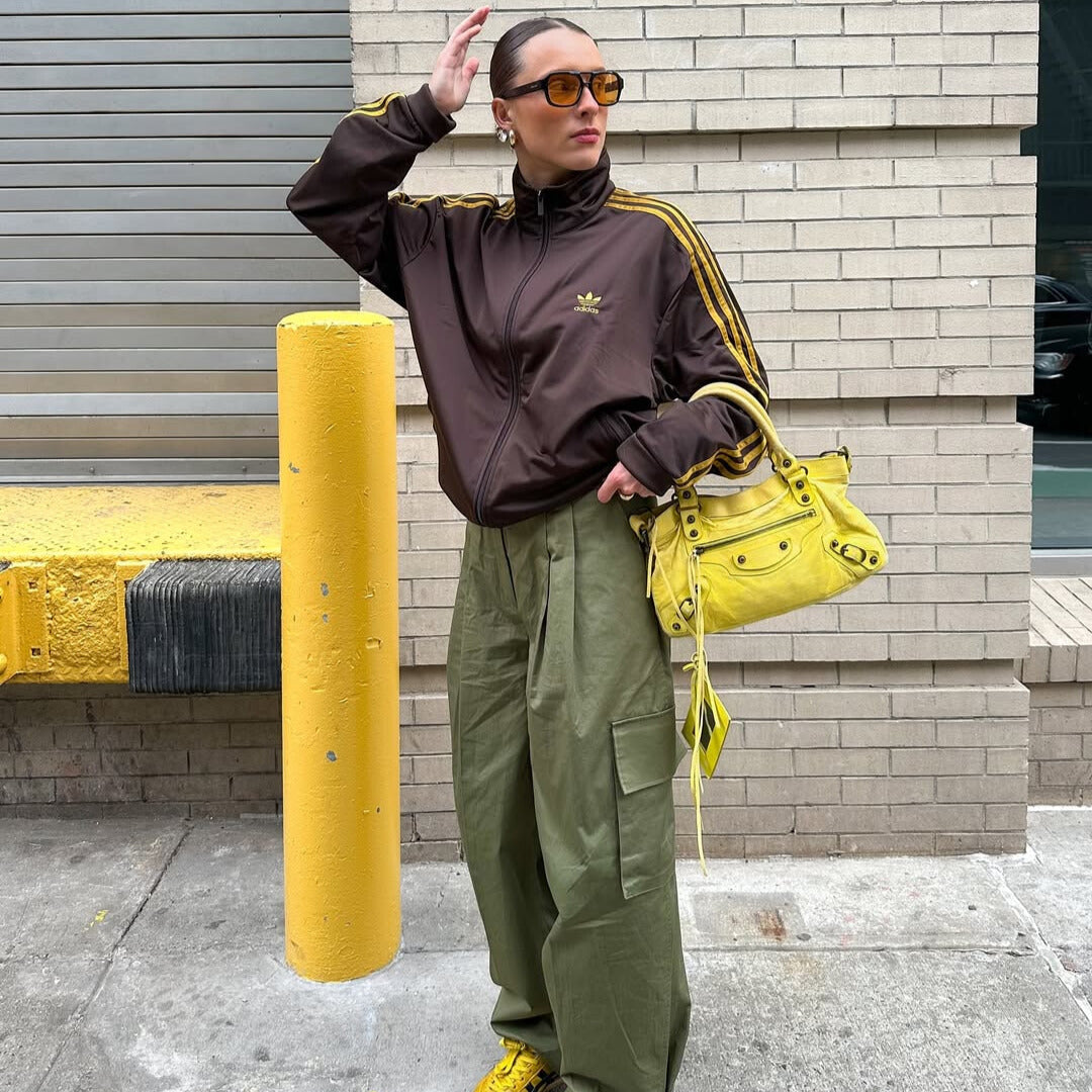 Balenciaga First Orange Leather