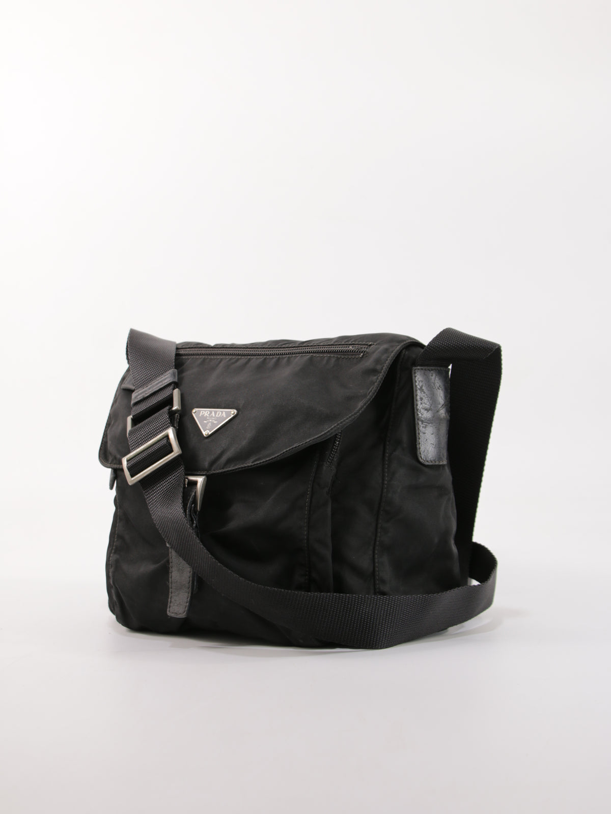 Prada Single Buckle Messenger
