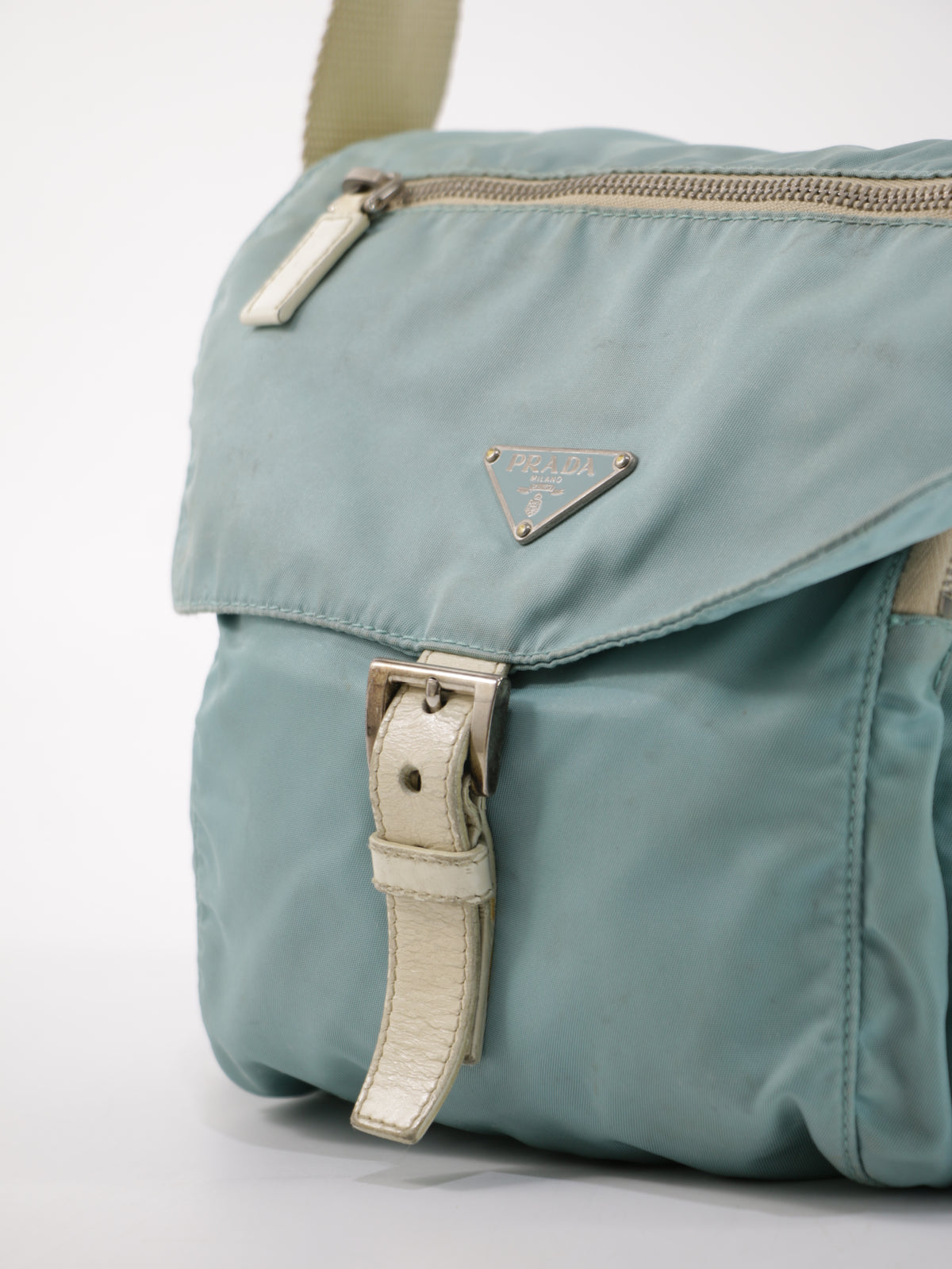Prada Single Buckle Messenger