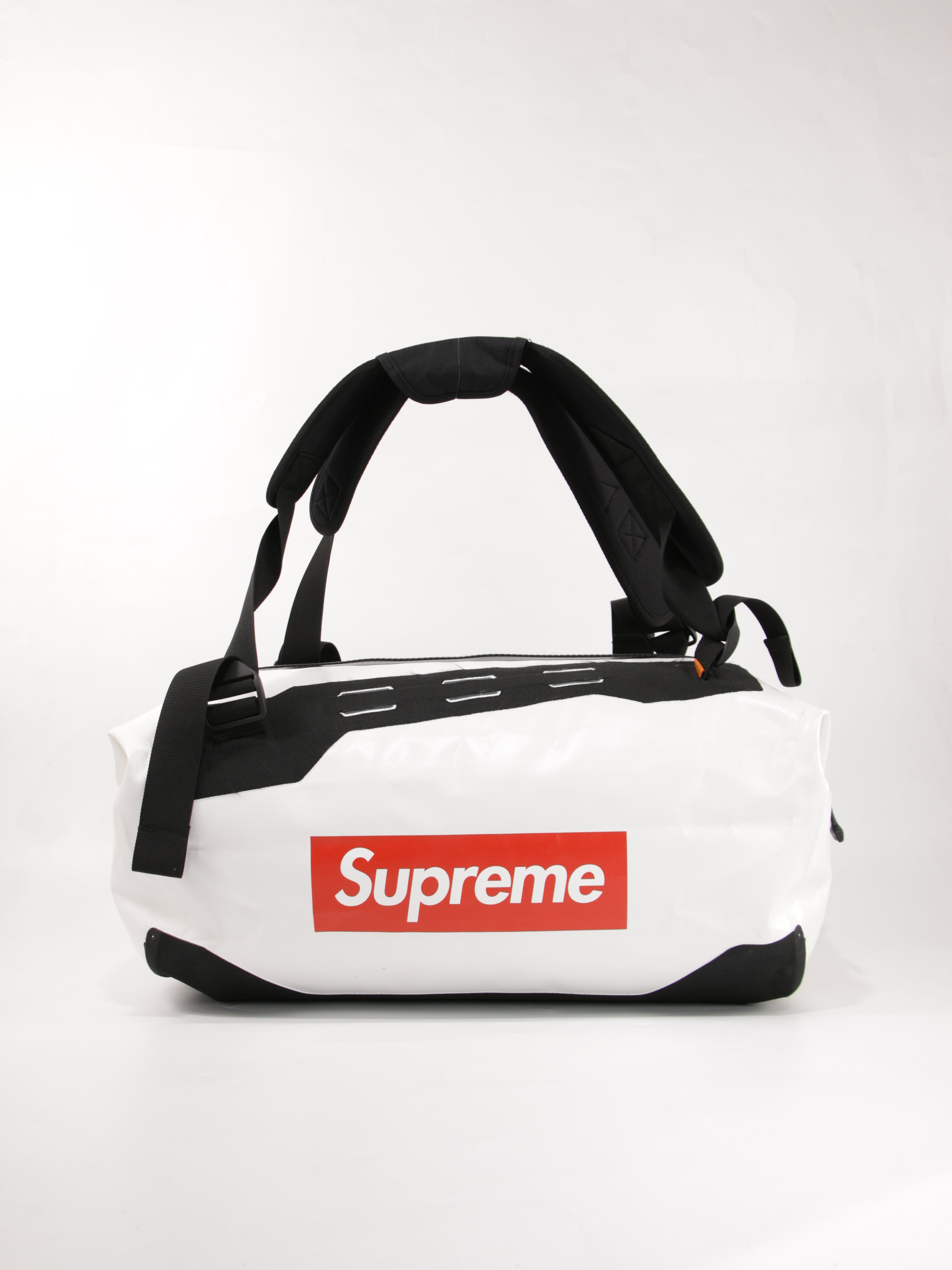 supreme nike leather duffle bag