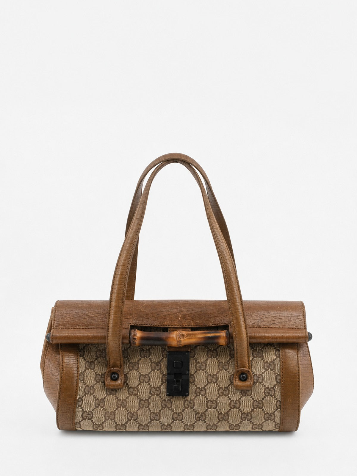 Gucci Bamboo Bullet Brown Canvas
