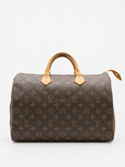 Louis Vuitton Speedy 35 Brown Canvas