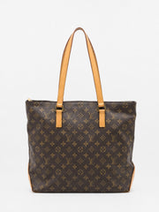 Louis Vuitton Cabas Mezzo Brown Canvas