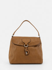 Prada Shoulder Bag Brown Leather