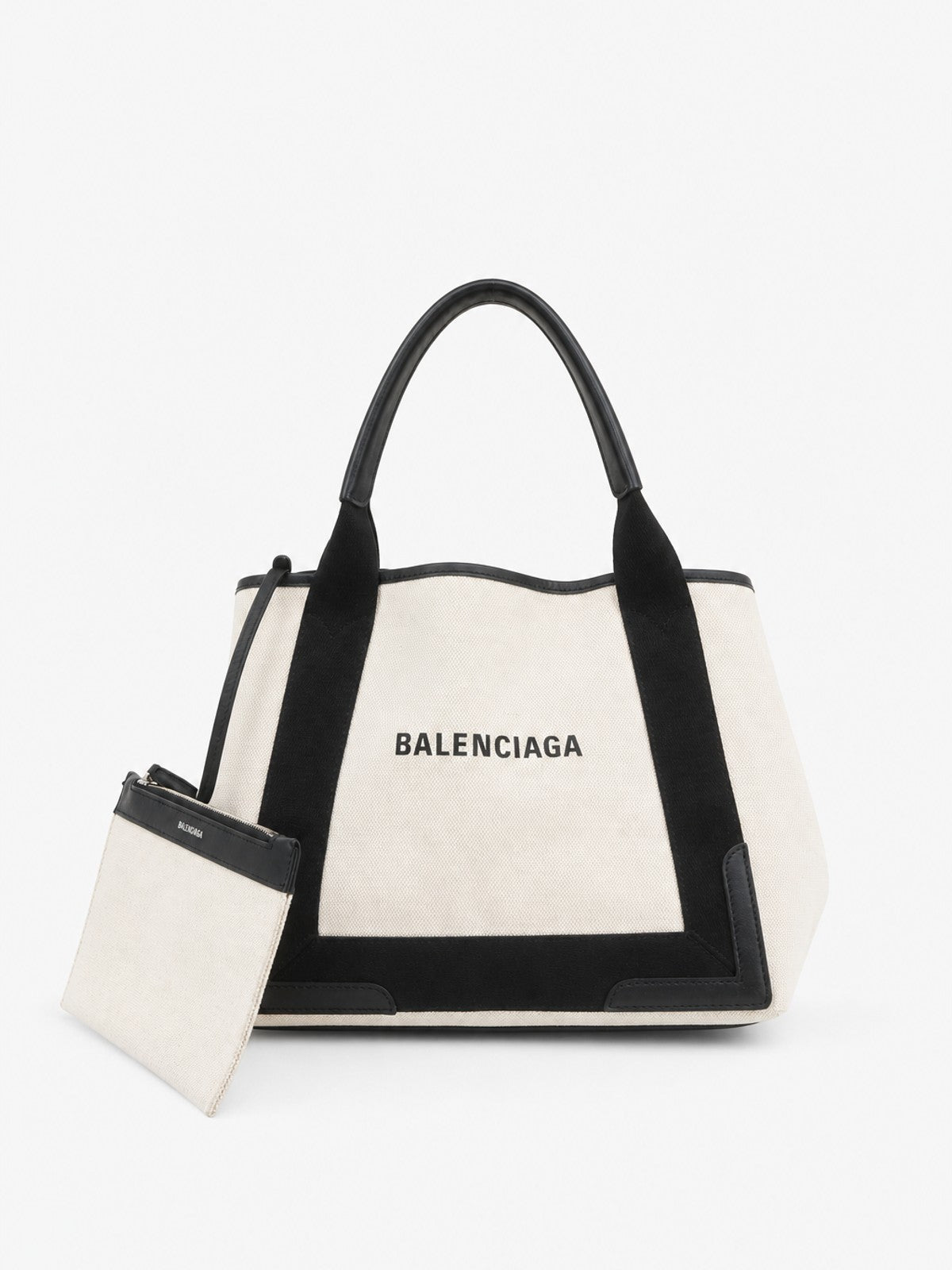 Balenciaga Hand Bag White Fabric