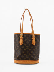 Louis Vuitton Mini Bucket Brown Canvas