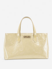 Louis Vuitton Wilshire PM Yellow Vernis leather